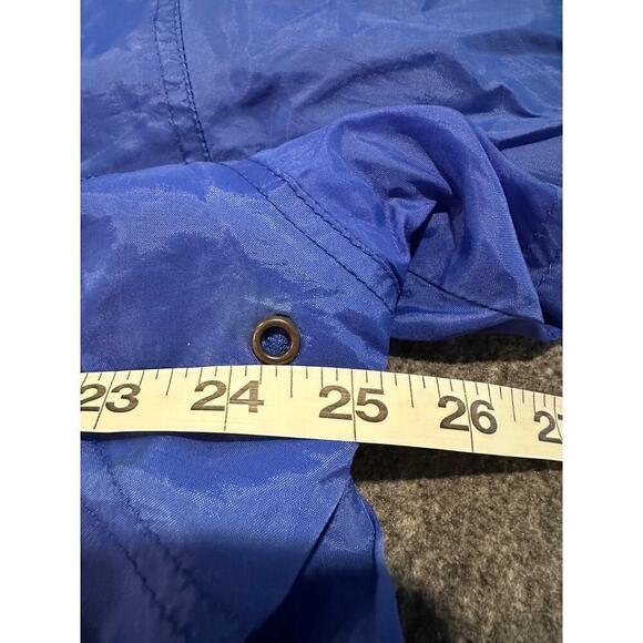 Nike Mens Large Blue and White Vintage Windbreaker Jacket FLAWED - Picture 11 of 13